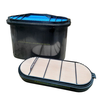 XA63274K FILTRONI Kit de Filtros de Aire Primario y Secundario Equipos XCMG Reemplaza 800163274+860302806 P640149+P638095
P643271+P638095