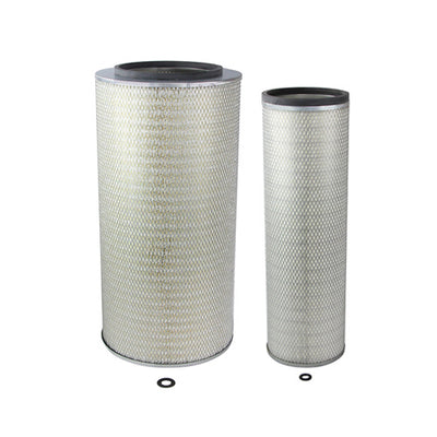 XA6854K FILTRONI Kit de Filtros de Aire Primario + Secundario Caterpillar 3I0202 + 3I0203 Hitachi HJ4240294 + HJ4240295