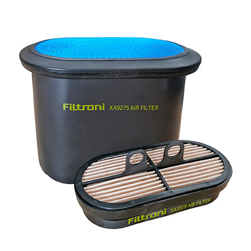 XA9275K FILTRONI Kit de Filtros de Aire Primario + Secundario John Deere RE253518 + RE253519