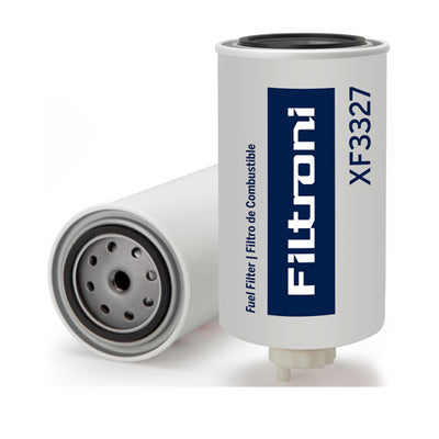 XF3327 FILTRONI Filtro de Combustible con drenaje Camiones Iveco Eurocargo Eurotech Eurotrakker Reemplaza 1907539 33327