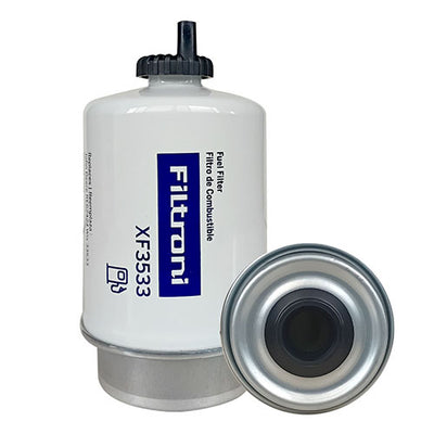 XF3533 FILTRONI Filtro de Combustible tipo FuelManager Motores Caterpillar, John Deere Reemplaza 1174089, RE62424
