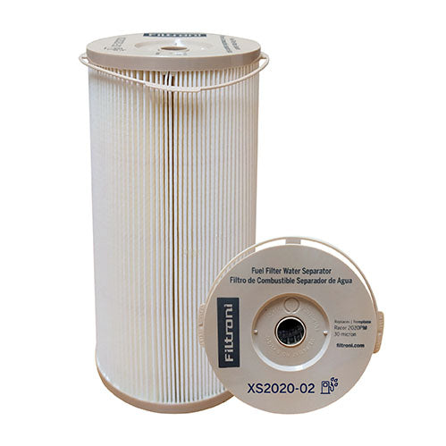 XS2020-02 FILTRONI Filtro Combustible Separador de Agua reemplazo para Serie 1000FGMAFH 2 mic Marron Con ORing PF7890 33793 33793 PF7890 P552023 FS20101 SF19122