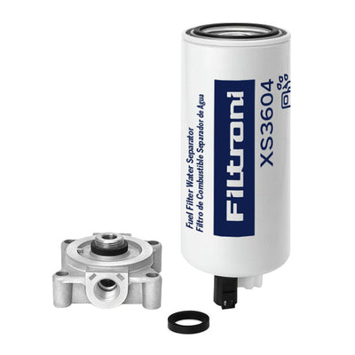 XS3604 FILTRONI Filtro de Combustible Separador de Agua con drenaje y puerto sensor Motores Cummins Reemplaza 3406889 33604 BF1293SPS FS1003 P551103 33604 BF1293SPS P551103 FS1003 WK10017X SFC550910