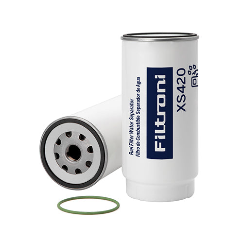 XS420 FILTRONI Filtro CombustibleSeparador de Agua (Requiere Vaso/Tazon) Reemplaza MANN PL420X Foton H0110210902A0 Weichai 1000495963 33713 BF1383O P550778 FS19769 PL420X SFC793930