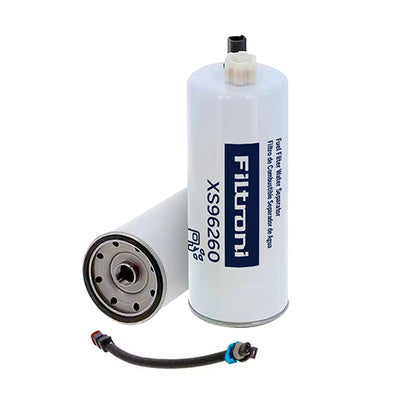 XS96260K FILTRONI Filtrode Combustible Separador de Agua con Drenaje y Sensor Incluye Cable Conector Reemplaza FS36260 SFC57210