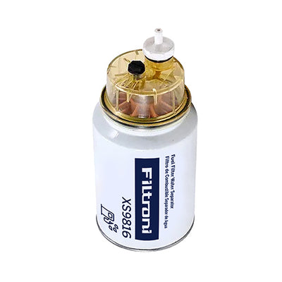 XS9816K FILTRONI Kit Filtro Separador de Agua Cummins 4988297 + Vaso (Tazon)