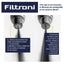 XS320A FILTRONI Kit Filtro Separador de Agua Tipo Fuel Manager 80 GPH (300 LPH) Incluye Base, Elemento y Vaso (Tazon)